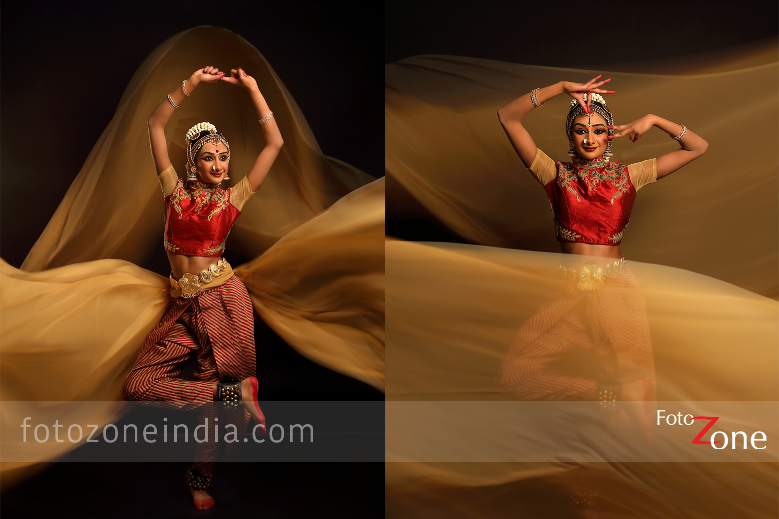Portrait Of Bharatanatyam Dancer With Multiple Mudras Over White Background  High-Res Stock Photo - Getty Images