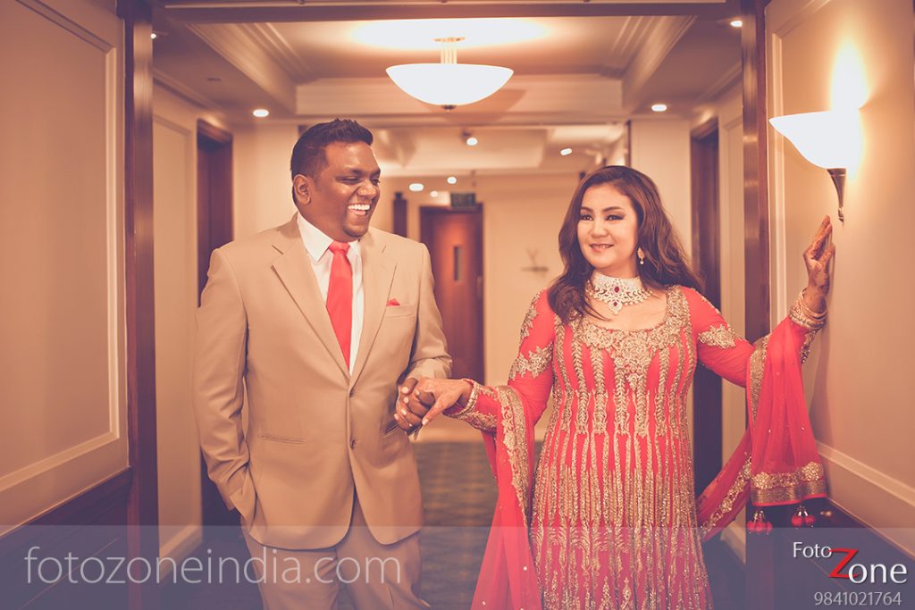Indian and Non Indian Couple